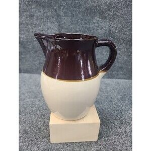 Vintage 6" Roseville Pottery Pitcher Stamped USA Roseville RRP CO